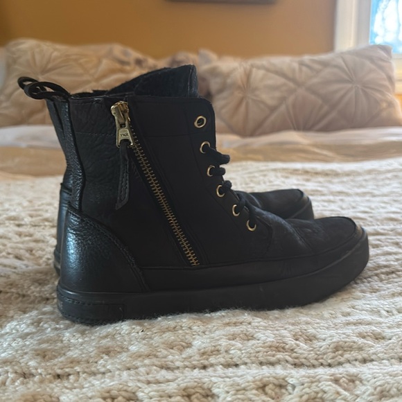 Blackstone leather sheepskin lined sneaker boot - Picture 2 of 6